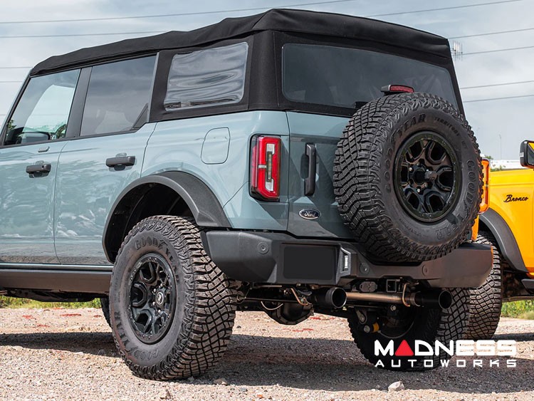 Ford Bronco Performance Exhaust System 2.3L Cat Back Turn Down